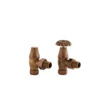 arroll antique copper manual radiator valve