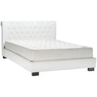 aries bed frame in white aries white superking