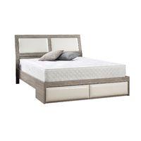 aria wooden bed frame with drawers double