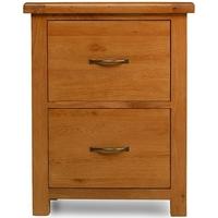 Arles Oak Office filling Cabinet