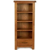 arles oak petite cd and dvd cabinet