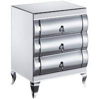 Art Deco Mirrored Bedside Cabinet