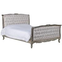 Argentine 5ft King Size Cream Velvet Bed