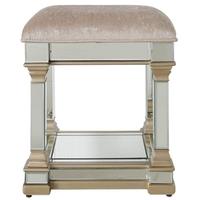 Arlo Champagne Mirrored Stool