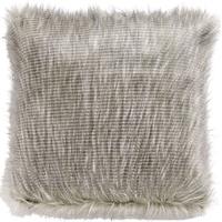 Artifical Fur Light Brown Cushion Cover (Set of 4)
