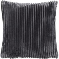 Artifical Fur Anthracite Cushion Cover (Set of 4)