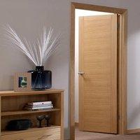 Aragon Flush Oak Veneer Door is Pre-Finished