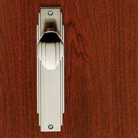Art Deco ADR022 Knob Latch Door Handles on Backplate