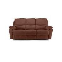 Arezzo Leather 3 Seater Recliner Sofa