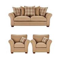 Argyle Three Seater Sofa plus Two Chairs