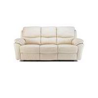 Arezzo Leather 3 Seater Recliner Sofa