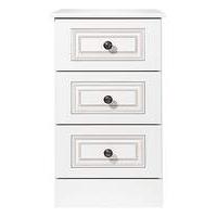 Aragon 3 Drawer Narrow Bedside Chest