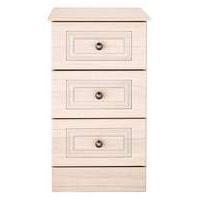 Aragon 3 Drawer Narrow Bedside Chest