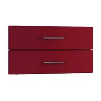 Arc Combination Cupboard Drawer Set in Burgundy Eco Combination Pair Drawer Cupboard in Burgundy