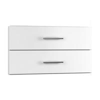 Arc Combination Cupboard Drawer Set in White Eco Combination Pair Drawer Cupboard in White