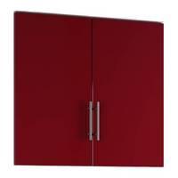 Arc Combination Cupboard Door Set in Burgundy Eco Combination Pair Door Cupboard in Burgundy