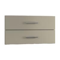 Arc Combination Cupboard Drawer Set in Stone Grey Eco Combination Pair Drawer Cupboard in Stone Grey