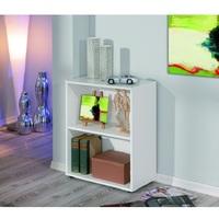 arco shelving unit or bookcase in white with 1 tier