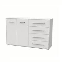 Armado Modern Sideboard In Gloss White With 2 Doors 4 Drawers