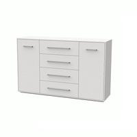 Armado Sideboard In Gloss White With 4 Drawers And 2 Doors