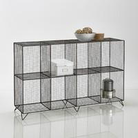 arglo 8 compartment metal wire storage unit