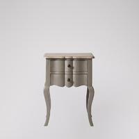 Arielle Bedside table in regency grey