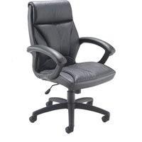 Arista Ff Arista Pace Leather Chair Black