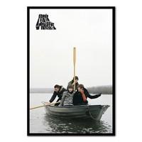 arctic monkeys poster black framed 965 x 66 cms approx 38 x 26 inches