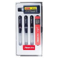 Aristo Technical Pen Set 0.18, 0.25, 0.35 + Black Ink