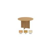 arista round meeting table maple kf72050