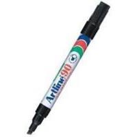 Artline 90 Marker Chisel Tip Black