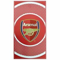 arsenal fc bullseye towel redwhite 70 x 140 cm