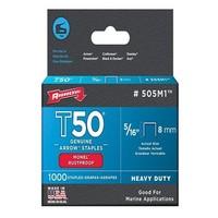 Arrow T50516MST50M 1000 x 8mm 5/16-inch Monel Staples