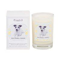 Aroma Paws Glass Breed Candle Jack Russell Terrier 5oz