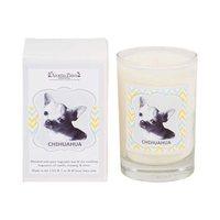 aroma paws glass breed candle chihuahua 5oz