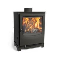 arada farringdon small black 5kw defra approved wood stove