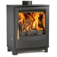 arada farringdon black 8kw defra approved stove 100 of free flue liner ...