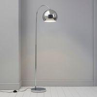 ardery chrome effect floor lamp