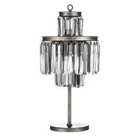 Art Deco Table Lamp IronCrystal