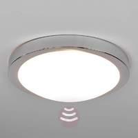 aras led bathroom ceiling lamp sensor chrome