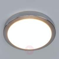 Aras LED ceiling lamp for bathrooms, aluminium