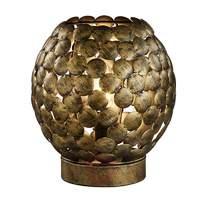 Artistic Frieda table lamp - antique brass
