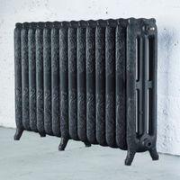 Arroll Montmartre 3 Column Radiator Anthracite (W)1154mm (H)760mm