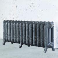 Arroll Montmartre 3 Column Radiator Cast Grey (W)1154mm (H)4710mm