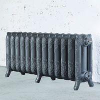 Arroll Montmartre 3 Column Radiator Cast Grey (W)1074mm (H)470mm