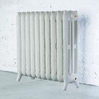 Arroll Montmartre 3 Column Radiator White (W)834mm (H)760mm