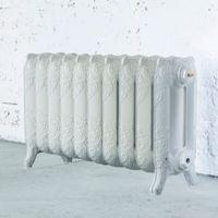 Arroll Montmartre 3 Column Radiator White (W)834mm (H)470mm