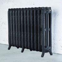 arroll montmartre 3 column radiator black primer w994mm h760mm