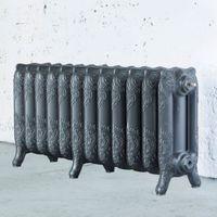 Arroll Montmartre 3 Column Radiator Cast Grey (W)994mm (H)470mm