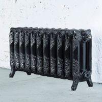 Arroll Montmartre 3 Column Radiator Black (W)914mm (H)470mm